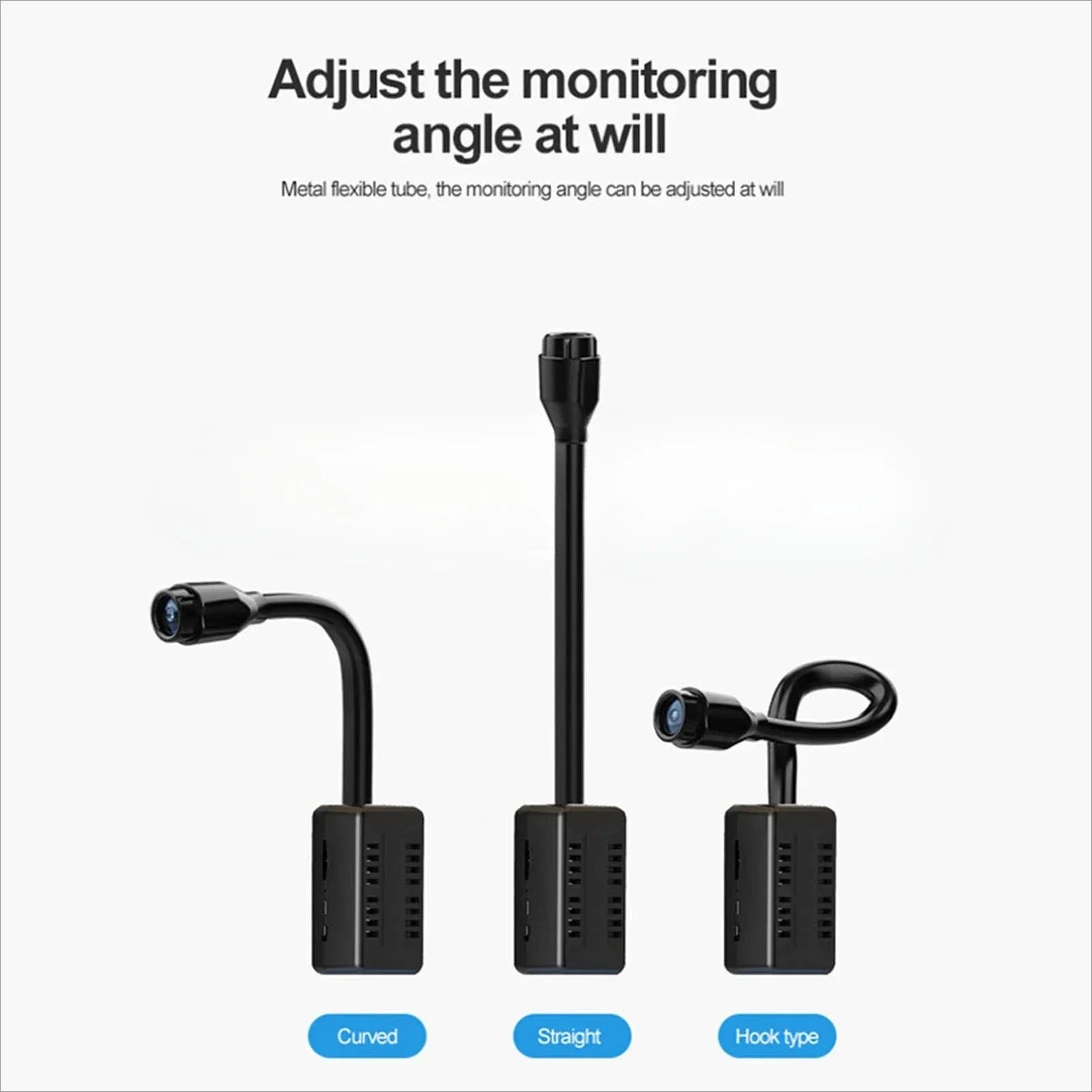 Mini Wifi HD 1080P Surveillance Camera with Adjustable Lens Remote Monitoring Home Security Wireless IP Camera Loop Record Cam