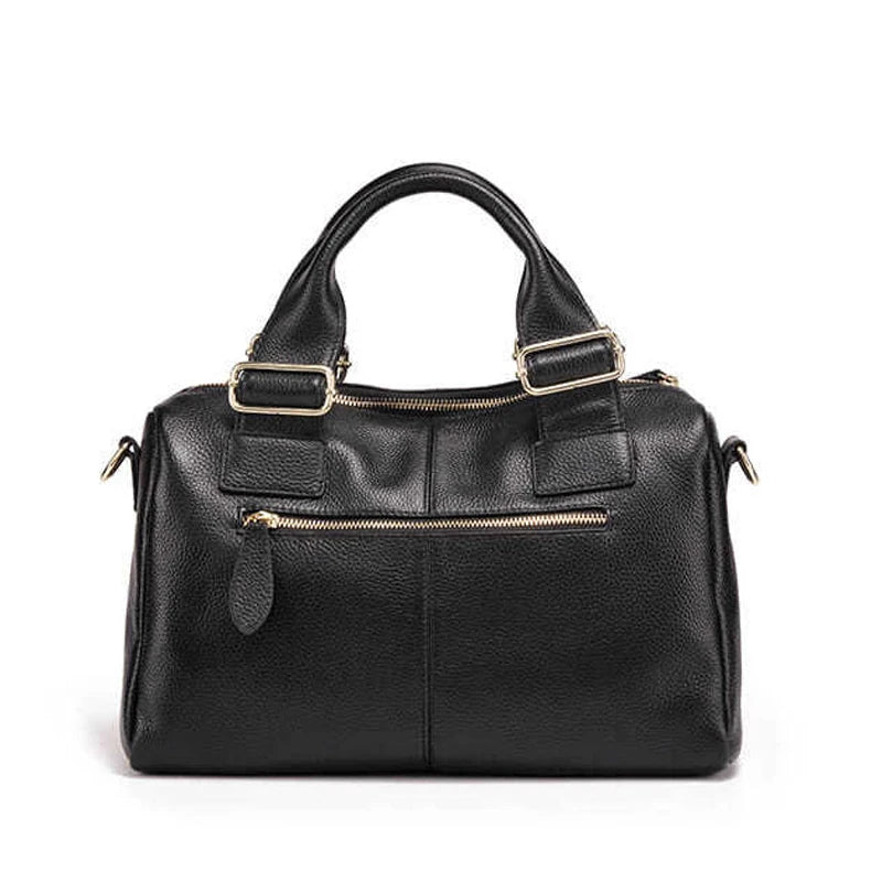 Aidrani Fashion Leopard Pattern Genuine Leather Women's Bag Large Capacity Women's Handbag Cowhide Multi functional Shoulder Bag