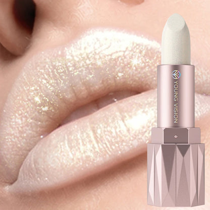 6 Colors Pearlescent Metallic Glitter Velvet Lipstick Waterproof Lasting Gold Reddish Brown Matte Shimmer Lip Tint Korean Makeup