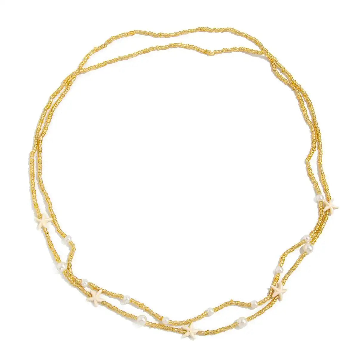 Ingemark 2Pcs/Set Summer Beach Sexy Bikini Waist Chain Women Trendy Boho Rice Beads Body Chain Jeans Dress Jewelry...