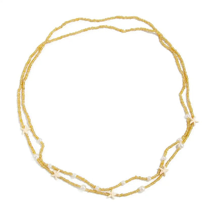 Ingemark 2Pcs/Set Summer Beach Sexy Bikini Waist Chain Women Trendy Boho Rice Beads Body Chain Jeans Dress Jewelry...