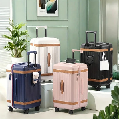 Heavy-Duty Large Capacity Suitcase with TSA Lock PC+ABS Hardshell Luggage,360° Silent Wheels Adjustable Handle,USB...