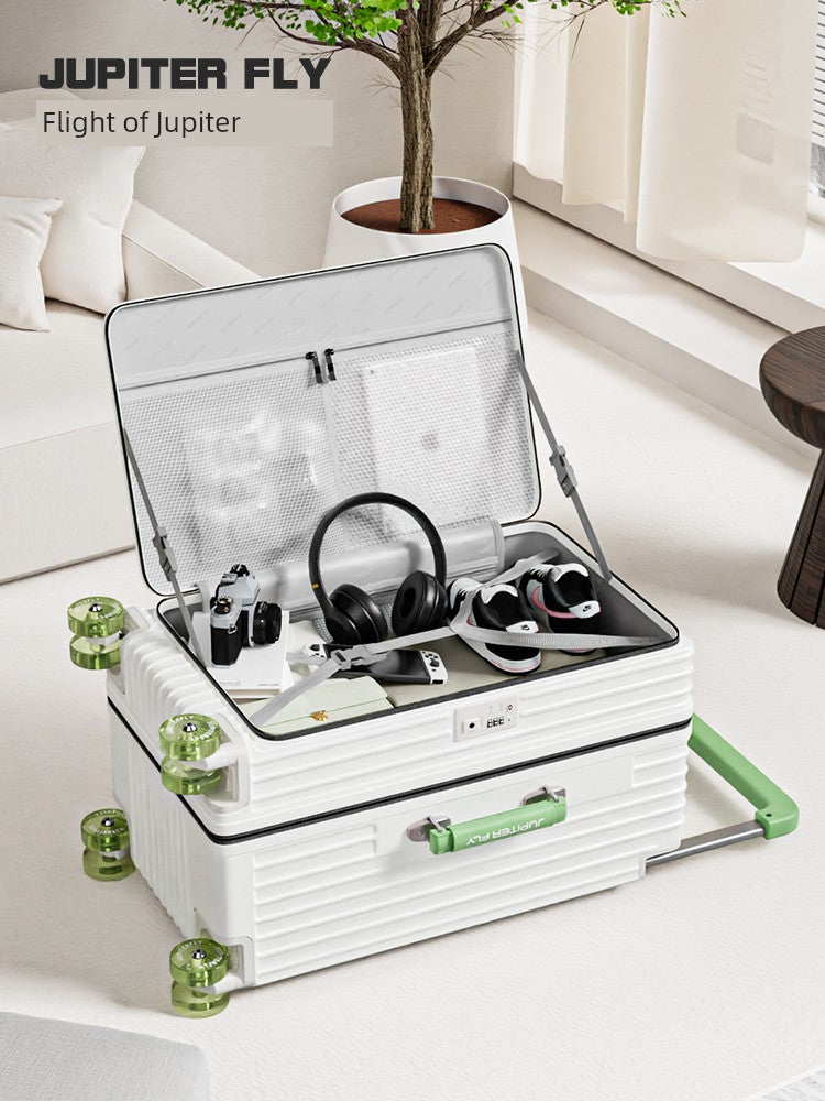 Side Cover Scalable 28-Inch Width Draw-Bar Luggage