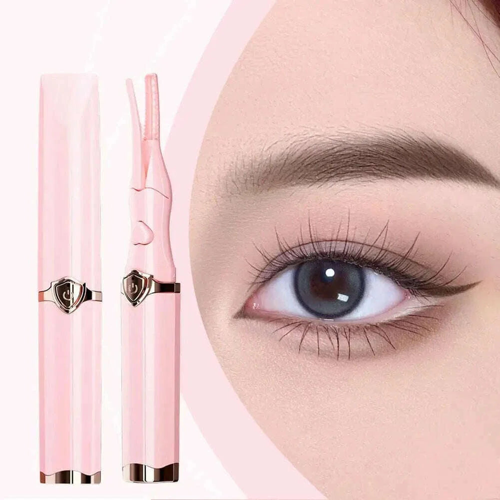 Electric Heated Eyelash Curler Natural Lasting Quick Heating Professional Temperature Curling Electric Clip Lash Heated Eye G2C1