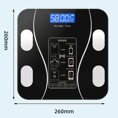 USB Digital Precise Body Fat Scale - Intelligent Small Electronic Weighing Scale for Home Accurate Body Weight & Fat...