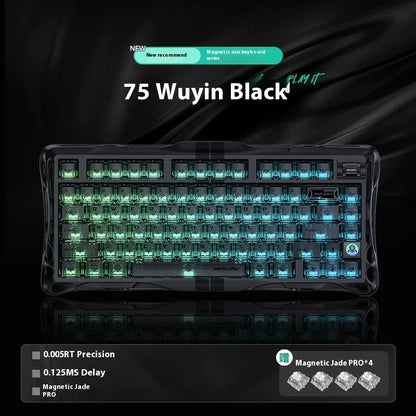 Gravastar 75k1pro Mechanical Keyboard Wireless Gaming Esports Professionali Keyboard Aluminum Customization Computer...