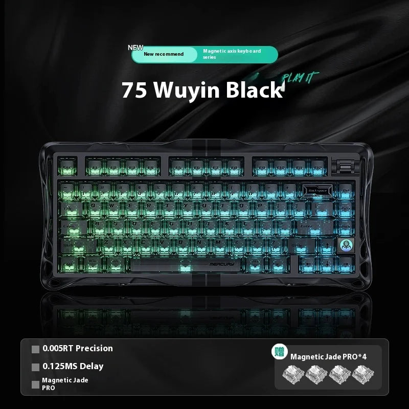 Gravastar 75k1pro Mechanical Keyboard Wireless Gaming Esports Professionali Keyboard Aluminum Customization Computer...