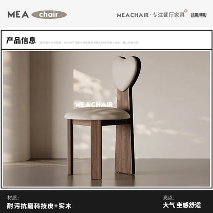 Italian Solid Wood Chair Dining French Home Makeup Chinese Antique Back Chair Single Hotel Dining Silla Comedor Furniture