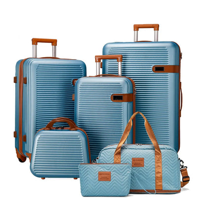 New Spacious Capacity Luggage Heavy-Duty Omni-Wheel Unisex Travel Suitcase for Men Women Checked Baggage Bestseller suitcase set