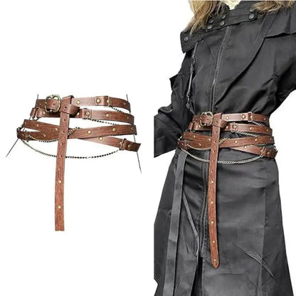Stylish Women Thin Belt Multilayer Belt For Enhancing Everyday Outfit and Dress - Kimlud