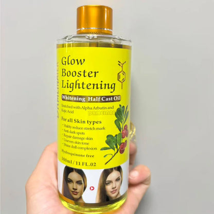 200ml Alpha Arbutin And Kojic Acid Whitening Serum Glow Booster Cast Oil Reduce Stretch Mark And Dark Spots Repair...