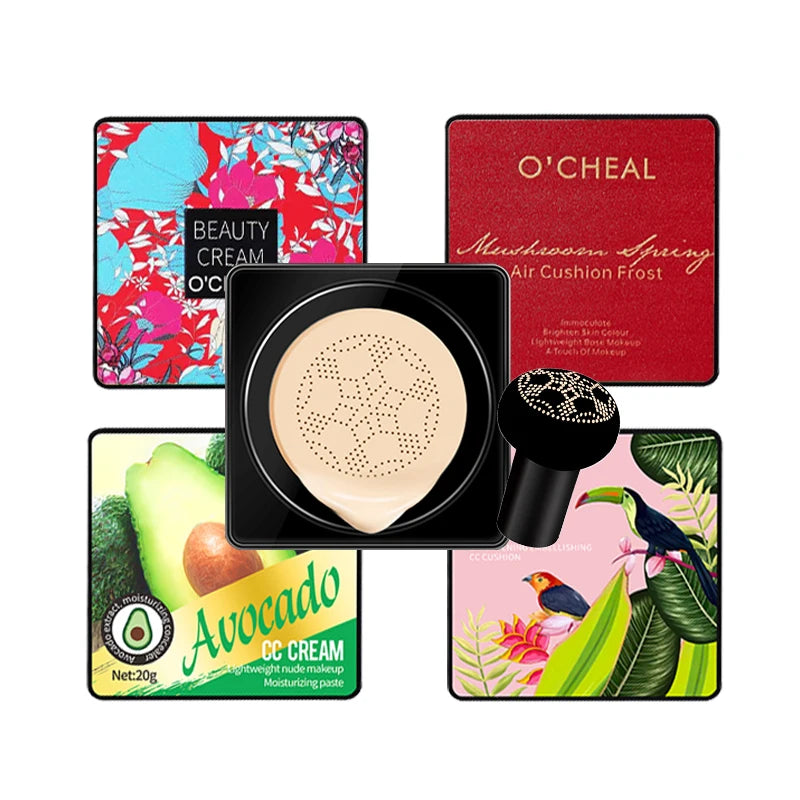 OCHEAL Mushroom Head BB Cream Foundation Cream for Face Makeup Concealer Cushion for Face Base Cream Makeup Cushion...