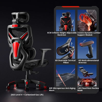 Comfortable Furniture Height Office ChairTourist Chair for Desk  With Massage Pink Adjustable Desk Gaming Pulley Playseat Kanu