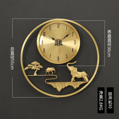 Big Size Living Room Wall Watch Design Aesthetic Luxury Digital Silent Clock Wall Creative Fashion Reloj De Pared Home Decor