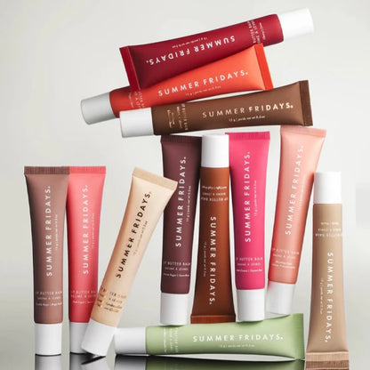 Summer Fridays Lip Balm Moisturizing Mirror Lip Gloss Lip Vanilla Pink Sugar Pink Guava Cake Smell Lipstick Shimmer Oil Makeup