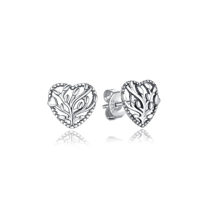 Original 925 Sterling Silver Earrings 2026 Stud Hoop Crystal Earings For Women Rose Gold Crown Heart Infinity Bee Earing...