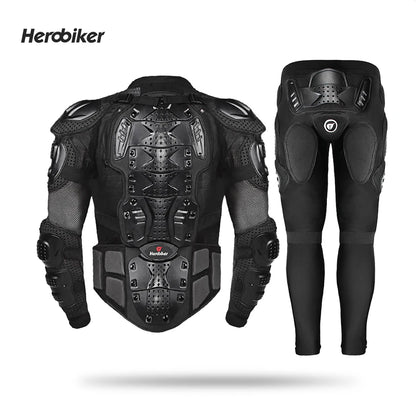 5XL Motorcycle Jackets Men's Full Body Armor Protection Jackets Motocross Enduro Racing Moto Protective Equipment Clothes
