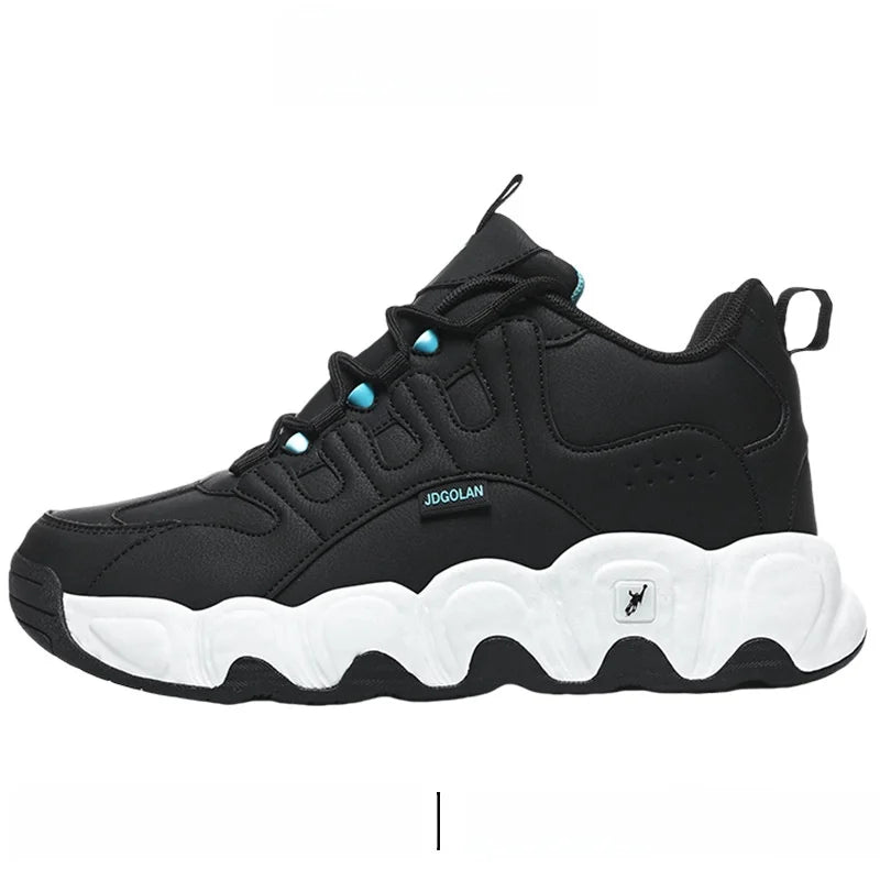 Jordan Grant Men's Shoes Versatile Thick Bottom Shock Absorption Heightening Student Wear-Resistant Dad Shoes Sporty Style - Kimlud