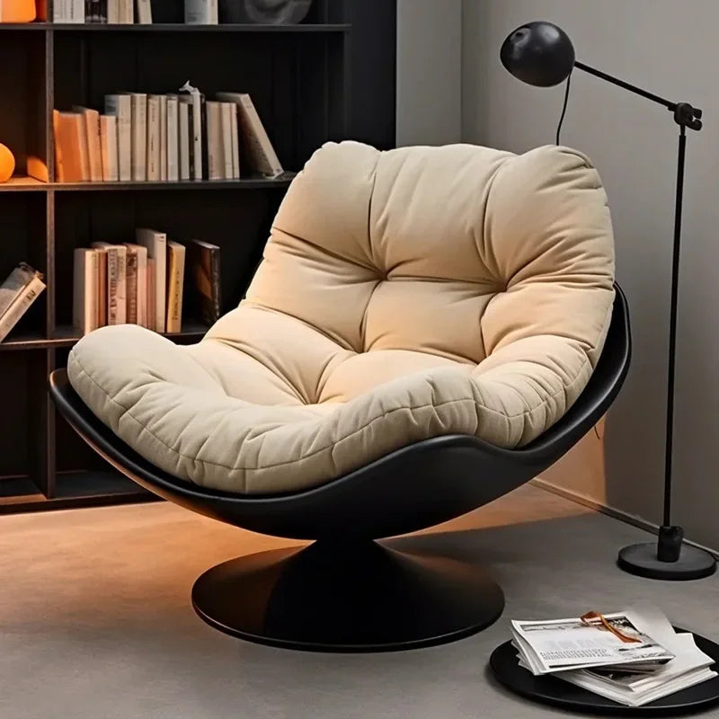 Modern Luxury Lounge Chair for Living Room Study Balcony Single Seat Swivel Leisure Chair Reading Lazy Sofa for Room...
