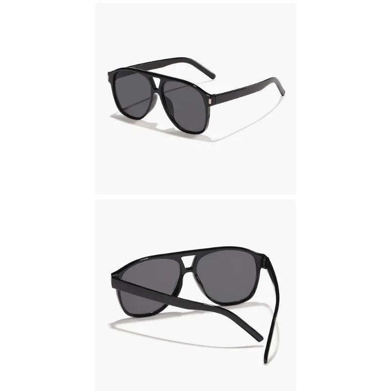 Luxury Brand Designer Big Frame Pilot Sunglasses Women For Men Trend Sun Glasses Vintage Punk Shades Popular Eyeglasses UV400 - Kimlud