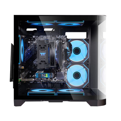 YEAH MAGIC Gaming Desktop AMD Ryzen 5 5600GT 3.9GHz 16GB(8G*2) DDR4 3200 1T NVME SSD ARGB 7 Fans Win 11 Home Gamer Desktop PC