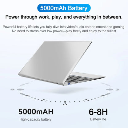 2025 14.1 Inch Slim Laptop Windows 11 Intel Core I9-9900U 32GB DDR4 2TB SSD Gaming Notebook WiFi 6 Office Study Computer PC - Kimlud