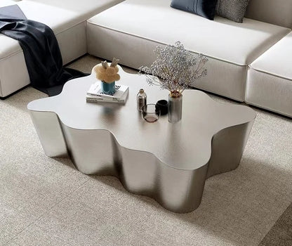 Metal Industrial Coffee Table Aesthetic Unique Minimalist Designer Side Table Modern Luxury Mesa Auxiliar Postmodern Furniture - Kimlud