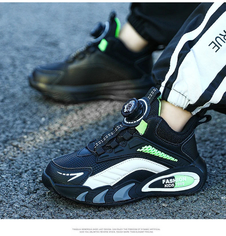 New Arrival Children Shoes Girls Boys Fashion Sneakers Comfortable Kids Sports Shoes Breathable Casual Leather Outdoor...