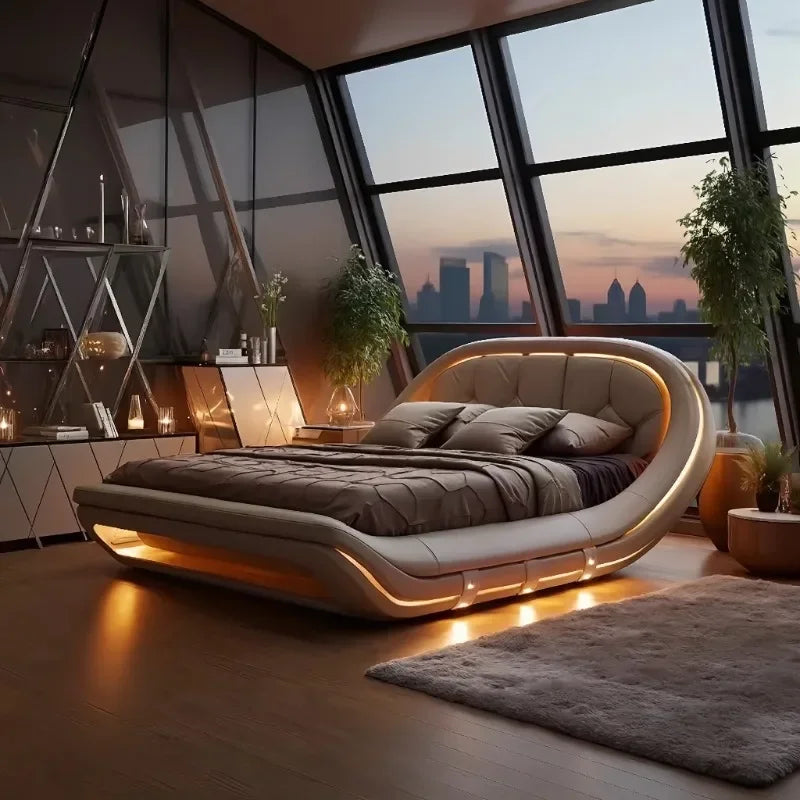 Luxurious European Wedding Bed Frame High Quality Comfortable Design Perfect Dream Bedrooms Camas De Dormitorio Home...