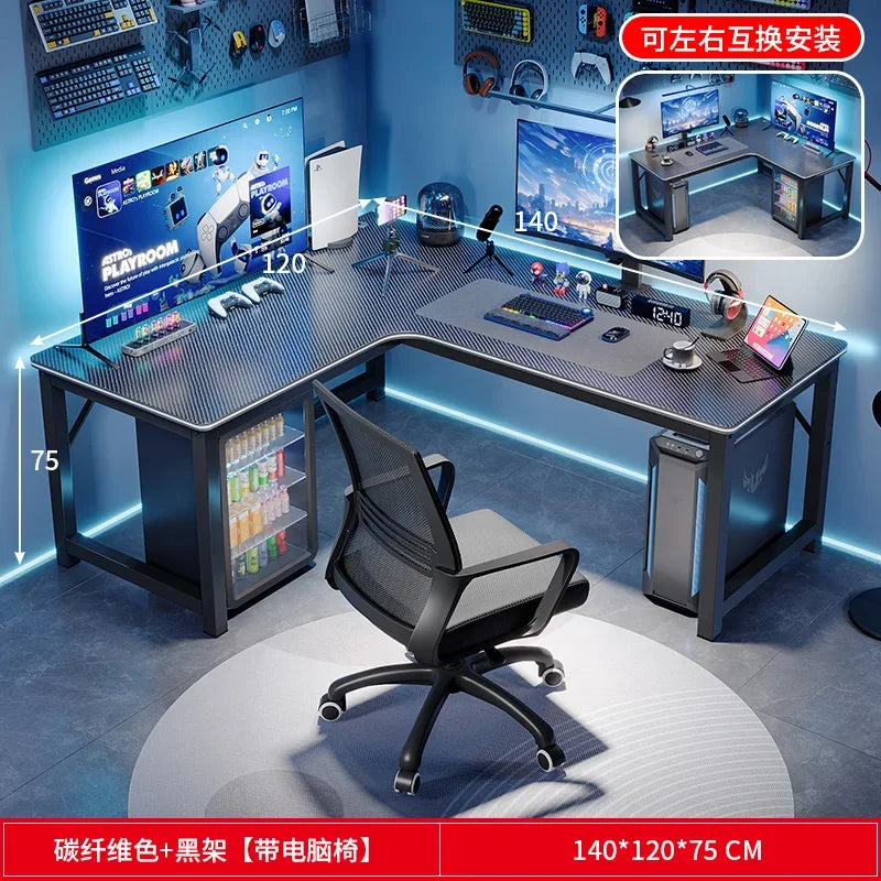 Study Storage Computer Desks Gaming Reading Pc Ergonomic Table Keyboard Notebook Accessories Mesas De Computador Home Furniture - Kimlud