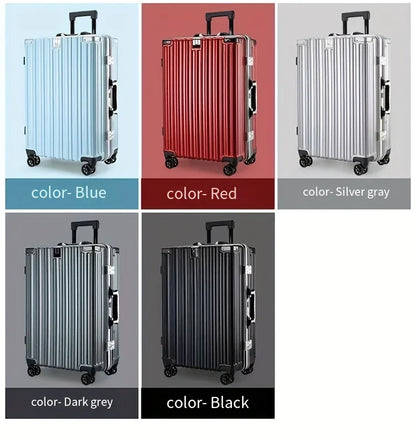 Carry On Luggage -With Aluminum Frame - 20 Inch PC Hard Shell Suitcase - With Cup Holder & USB Port And TSA Locks |...