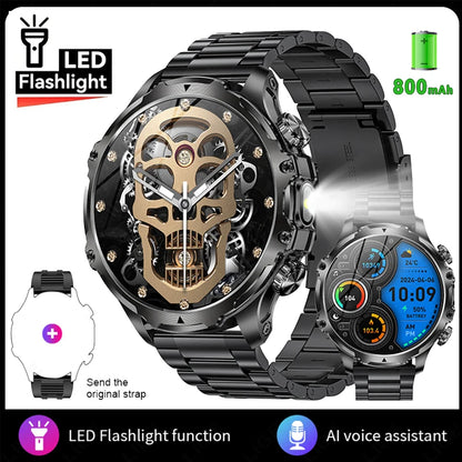 2025 New Men Outdoor Sport Smart Watch 1.9" HD Touch Screen 800mAh Battery Life 100+ Fitness IP68 Waterproof for xiaomi watch