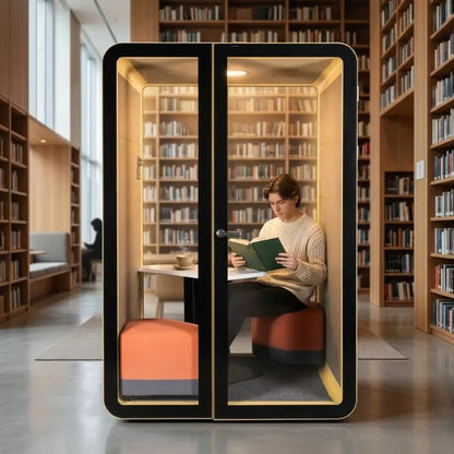 Multi-Functional Soundproof Booth Dual-Purpose Work And Rest Acoustic Pod Customized Internal Facilities For Open Office Public