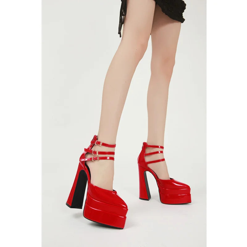 Women's High Heels Platform Sandals Sexy Dress Party Wedding Shoes Female Sandal New 2023 Brand Fashion Pumps Shoes