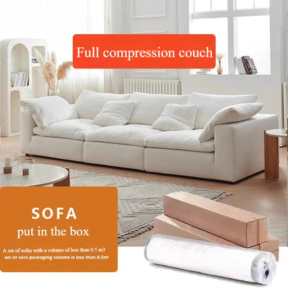 Modern Luxury Living Room Sofa Sectional Set Furniture l Shape 2 3 Seater Velvet Compression Boneless Modular Recliner...