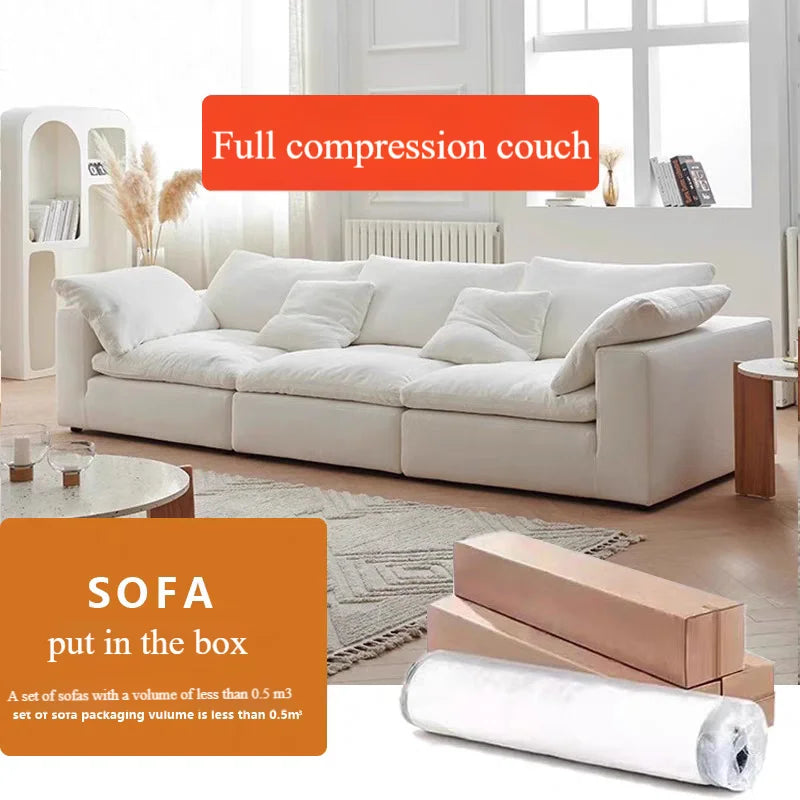 Modern Luxury Living Room Sofa Sectional Set Furniture l Shape 2 3 Seater Velvet Compression Boneless Modular Recliner...