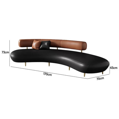 Round Curved Living Room Sofas Pouf Armchair Couch Lazy Office Living Room Sofas Recliner Sectional Muebles Library Furniture - Kimlud
