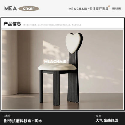 Italian Solid Wood Chair Dining French Home Makeup Chinese Antique Back Chair Single Hotel Dining Silla Comedor Furniture