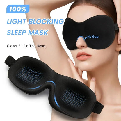 3D Sleep Mask Blindfold Sleeping Aid Soft Memory Foam Eye mask for Sleeping Travel Blockout Light Slaapmasker Eye Cover