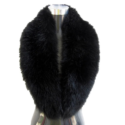 100Cm Artificial Fox Fur Scarf For Women Winter Warm Faux Fur Collar Lady Shawl Woolen Windbreaker Decoration Coat Hat Accessory