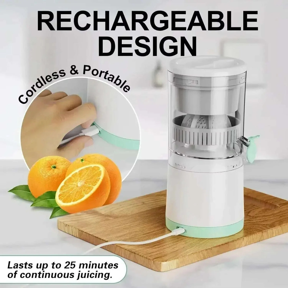 Fully Automatic Portable Juice Machine with Residue Separation Bidirectional Spiral for Home Use Fast Easy Cleaning