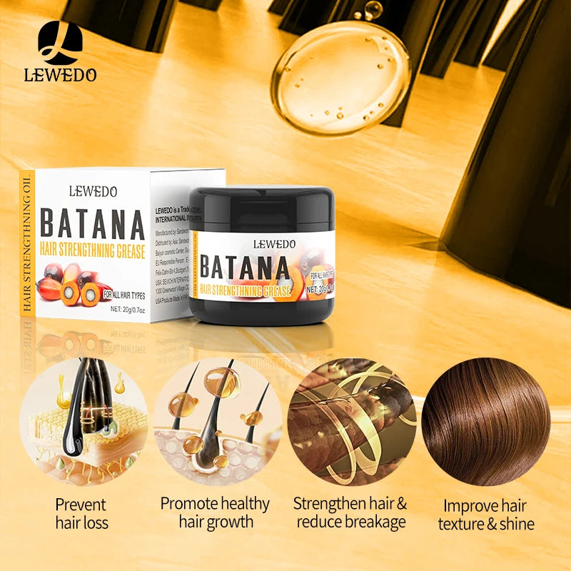 100% Pure Batana Hair Care Oil Hair Growth Oil For Natural Treatment Nourish Reduce Hair Loss Anti-Breakage Hair Thickn Products