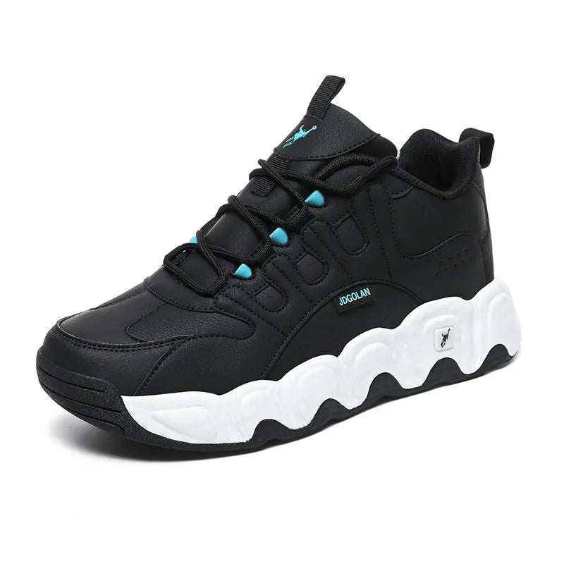 Jordan Grant Men's Shoes Versatile Thick Bottom Shock Absorption Heightening Student Wear-Resistant Dad Shoes Sporty Style - Kimlud