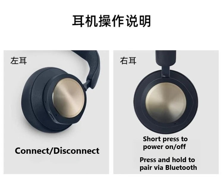 B&O Beoplay Portal Over-Ear True Wireless Bluetooth Headphones Gaming Headset Active Noise Cancelling (ANC)