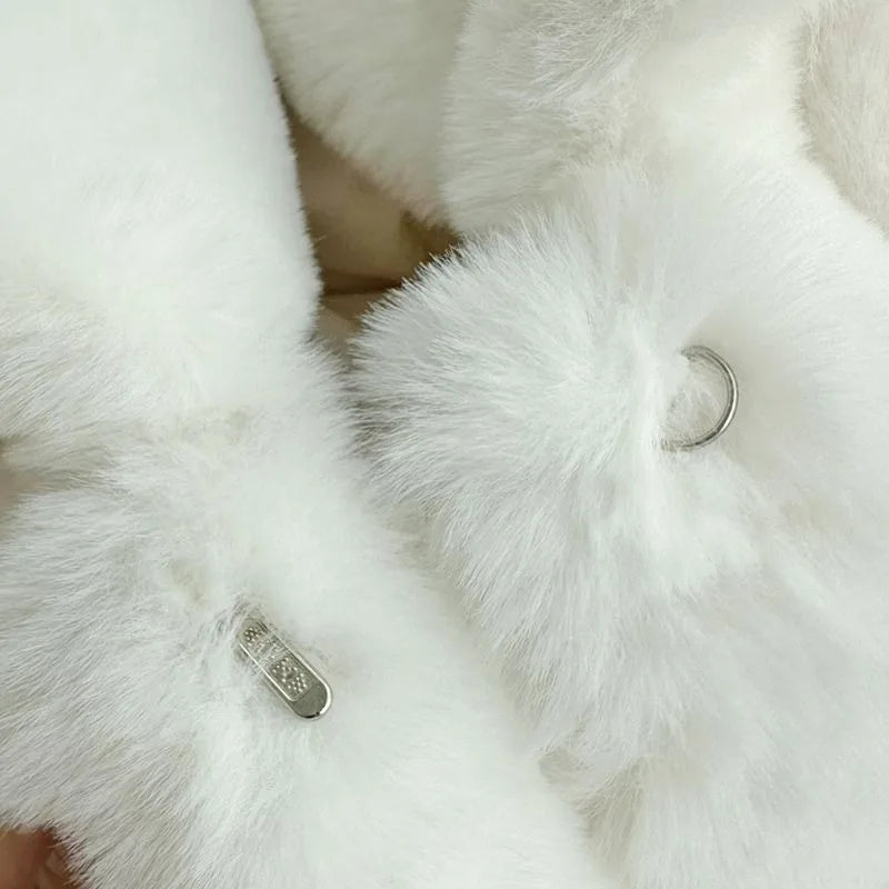 Women's Coat 2025 Winter New Korean Version fur Coat Long fox Coat Furry Maillard Medium Long Loose Brown Thick Young Commuting