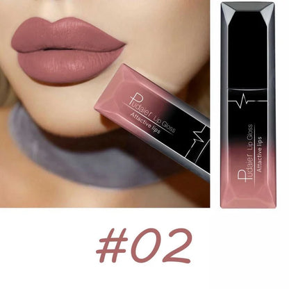 Velvet Matte Liquid Lipstick Waterproof 17 Long Lasting Colors Non Stick Cup Kissproof Smooth Soft Lip Makeup for Girls
