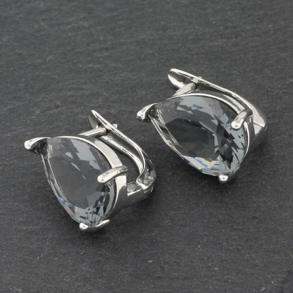 New 2022 Luxury For Wedding Drop Earrings For Women Fine 585 Rose Gold Color Water Drop Long Dangle Earrings Fashion Jewelry