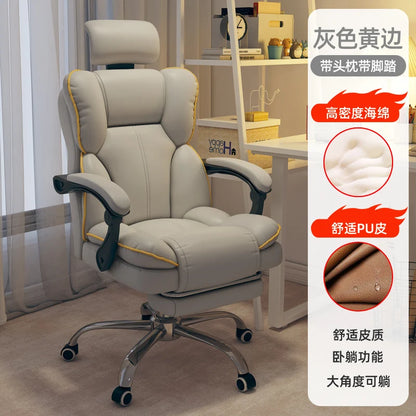 Rolling Wheels Office Chair Cheap Lightweight Footrest Reading Backrest Luxury Office Chair Ergonomic Taburete Salon...