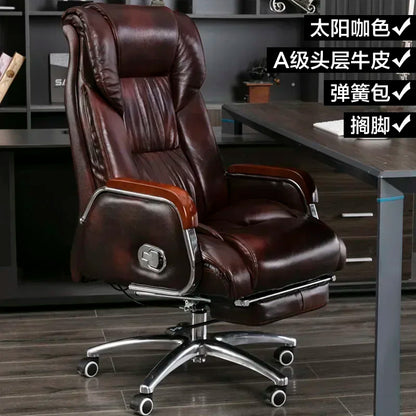 Retro Executive Leather Chair Armchairs Editor Choises Fashion Aluminium Office Chair Working Relax Silla Escritorio |...