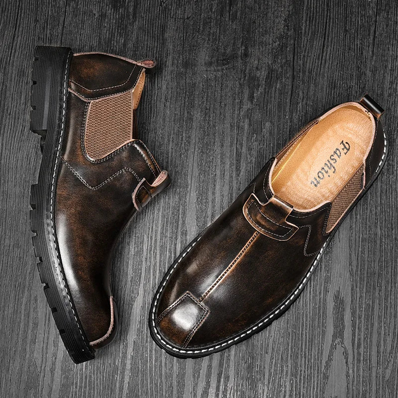 Luxury Brand Mens Casual Shoes New Fashion Business Formal Shoes High Quality Handmade Wear-Resistant Designer Men Oxford Shoes